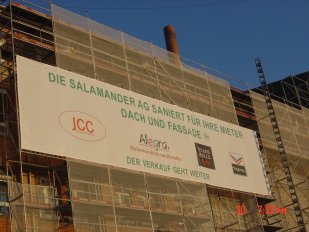 Salamander AG, Stuttgart, 2005 - 7000qm Klinkerreinigung im JOS-Verfahren